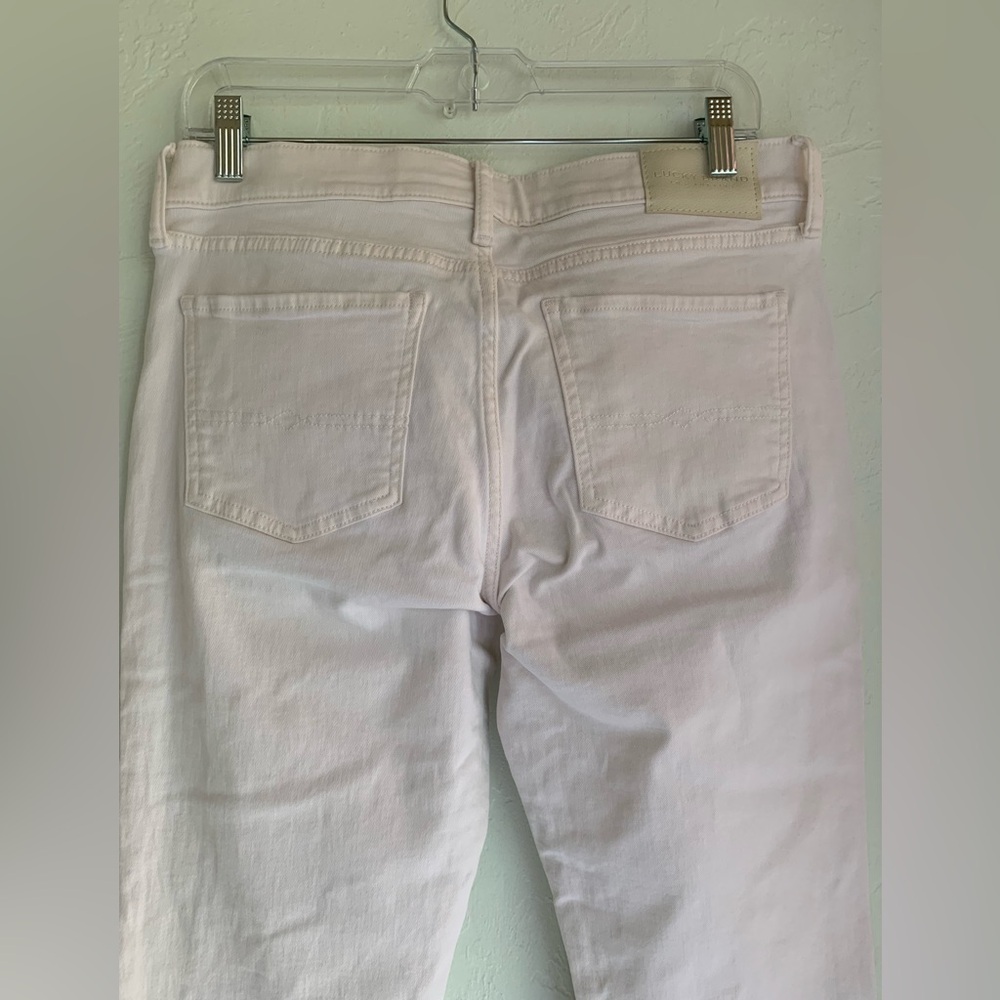 🍀 Lucky brand sweet boot white jeans 🍀 - Picture 8 of 11